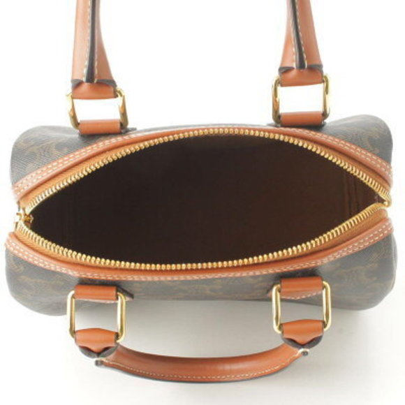 Celine Triomphe Small Handbag Brown - Picture 6 of 10